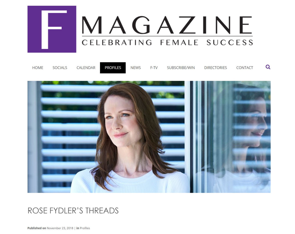 F-Magazine profile Rose Fydler
